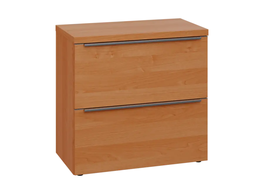 SIN 2 - 82Z kancelářská skříň, 2-zásuvková, 770x800x400, olše jantar